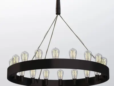 Robert Abbey Candelaria Chandelier 3D model