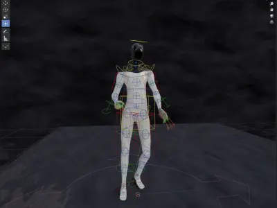 Tesla Bot High Quality Faithful 3D model - Blender Eevee Rigged Low-poly 3D model