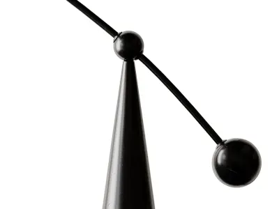 Bubbly Nordic Style Standing Lamp 3D model