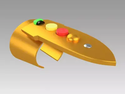 Star Trek Eymorg Control Bracelet  Spocks Brain 3D print model