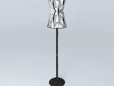 Floor lamp - Comic Book Free 3D model