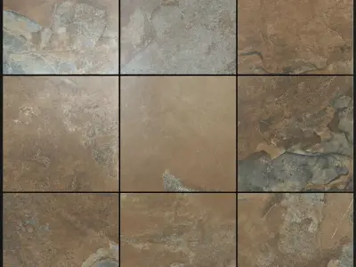 Yurtbay Seramik Kayah Oxide 300x300 Set 1 3D model