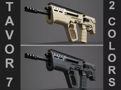 IWI Tavor 7 3D model