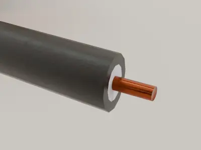  High Power LED Low-poly 3D model