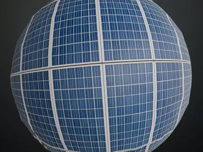 Solar Panel PBR Seamless Texture