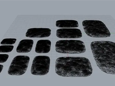 Shallow Crusted Landscapes 3D print model