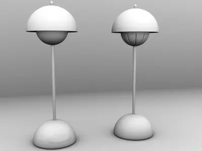 Bluetooth Table Lamp Low-poly 3D model