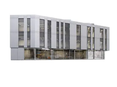Office building Biurowiec v2 with BLENDER file 3D model