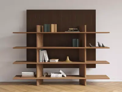 Kujoyama Bookcase 3D model