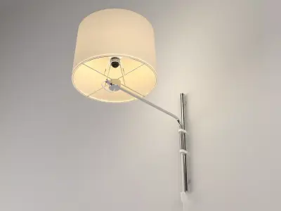 RK04055A wall lamp with shade 3D model