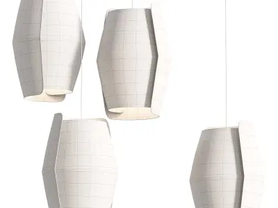 Volute Pendant Lamps 3D model