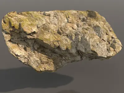 Scanned stone wall pack A 3D model