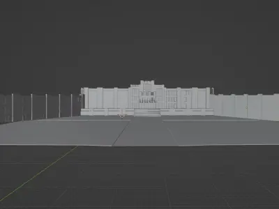 The university Free 3D model