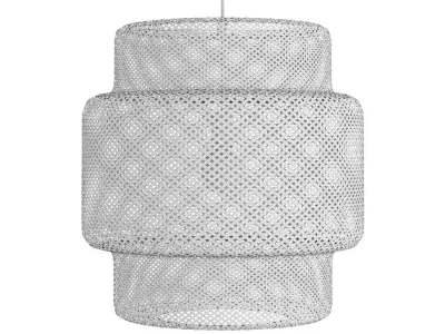 Sinnerlig pendant bamboo light Ikea 3D model