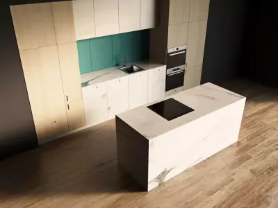 33-Kitchen9 texture 3 3D model