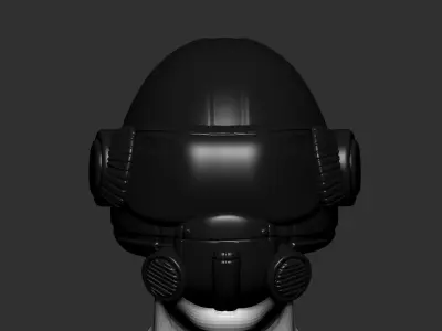 helmet high poly sculpt 3d printable 3D model 3D model 3