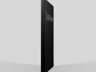Death Note Low-poly 3D model