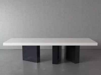 Table Bicolore 319 3D model