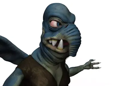 Wotto from Star Wars  3D model