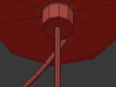 Untitled pendant light with glass shade 3D model