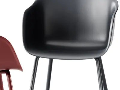 Muuto Fiber Outdoor Armchair 3D model