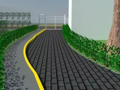 remodelacion de camino Free 3D model
