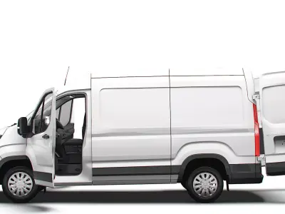 Maxus Deliver 9 Van L2H2 HQInterior 2025 3D model