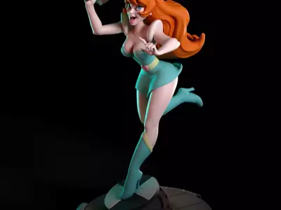 Kimberly from Space Ace 3D print model