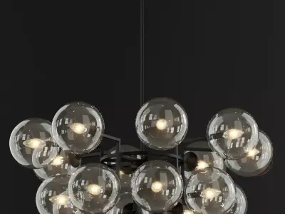 Rowan Round Chandelier 3D model