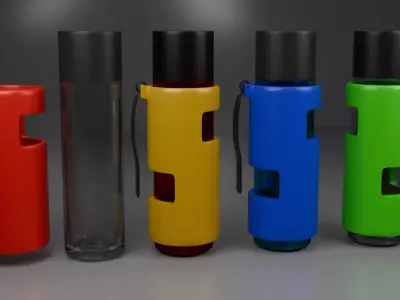 smart water bottle Free 3D model