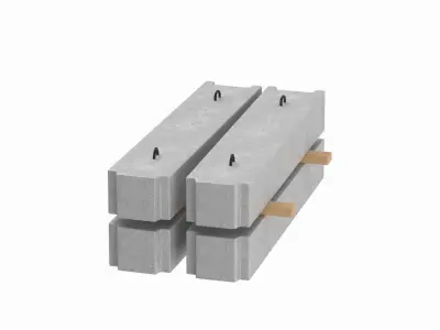 Concrete Blocks 3D model purchase