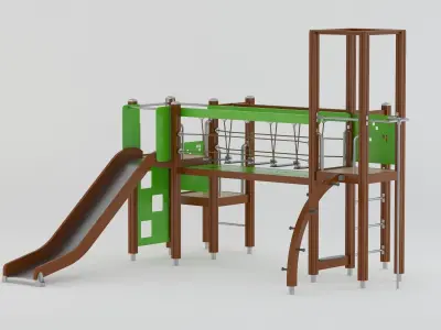 Lappset Activity Tower 05 3D model