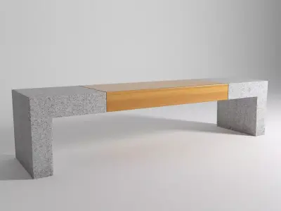 Giada bench 3D model