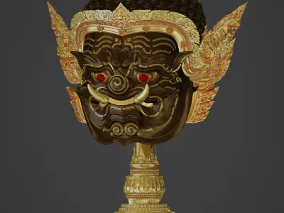 Phra Pirap Thai Khon Mask 3D print model