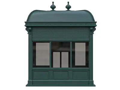 NYC city hall subway station 01 Low-poly 3D model