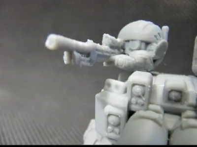 CHIBI-TECH SD - DEADEYE SR V CUSTOM SNIPER HATCH GUNNER 3D print model