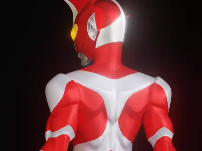 Ultraman Zearth Stylized 3D Model  3D model