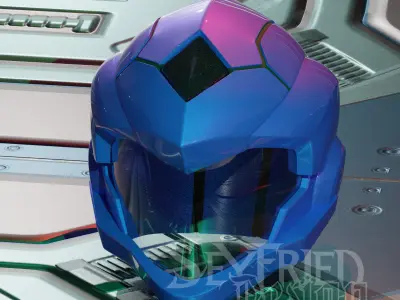 Mobile Suit Gundam 00 season2 Celestial Being pilot helmet 3D print model
