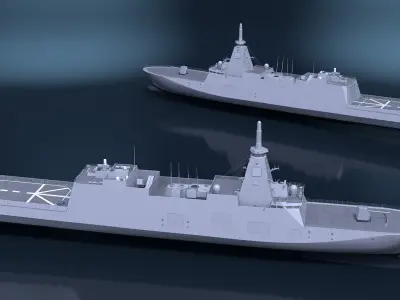  Japanese Mogami Class Frigate FFM-2 