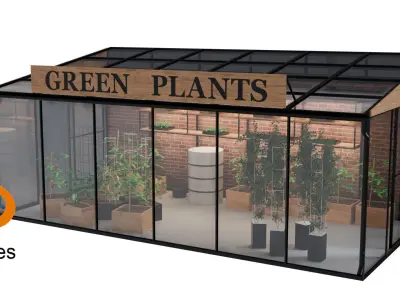 Greenhouse 3D model