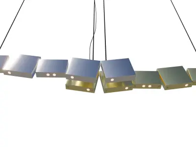 Modern Interior Lamp Set 3D model