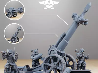 GrimGuard Light Artillery 3D print model