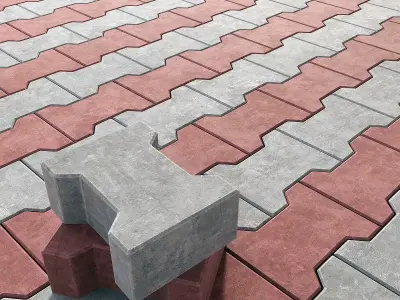 Paving coil 3D model