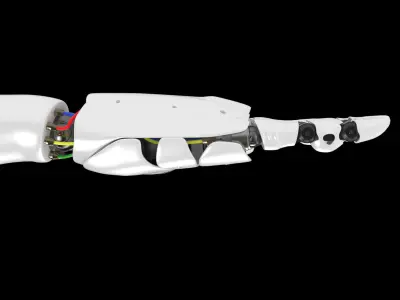 Robot Hand rigged  3D model