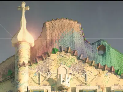 Casa Batllo Low-poly 3D model