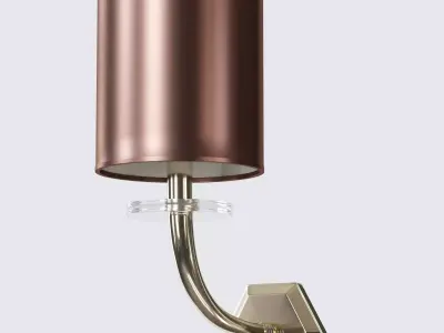  Gold Clear crystal 3D model