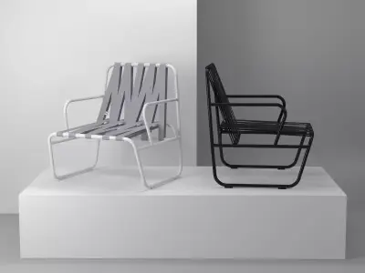 Dozequinze Armchair 3D model
