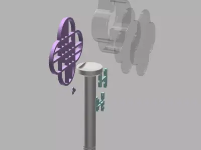 Kpop Demon Hunters Light Stick Huntrix 3D print model