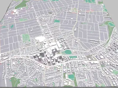 Cityscape Chatswood Australia 3D model