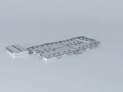 Elementary School Free 3D model
